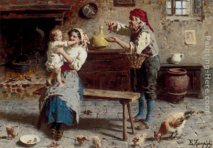 Eugenio Zampighi Cherries For Baby